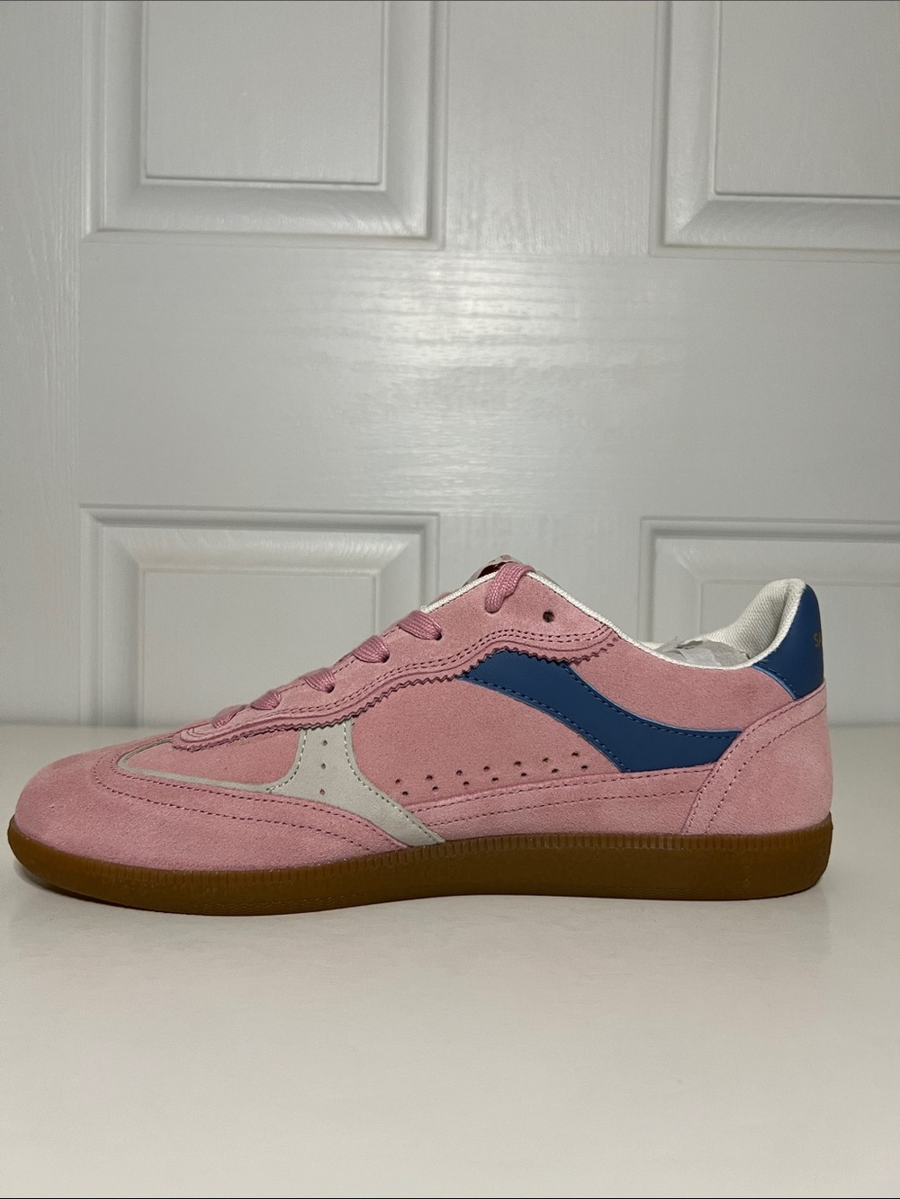 Sam Edelman Kallen Pink Suede Sneaker Size 10